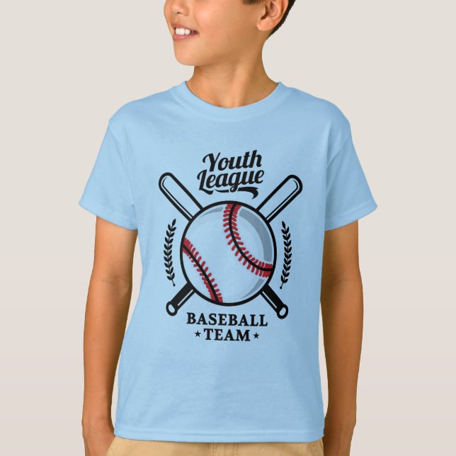 Camiseta Equipe de baseball da Liga dos Jovens (Frente)