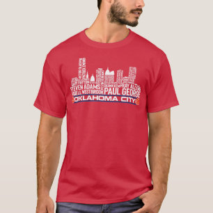 Camiseta Equipe de Basquete de Oklahoma City Time All Time