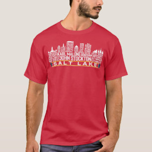 Camiseta Equipe De Basquete De Utah O Tempo Todo Lê Salt La