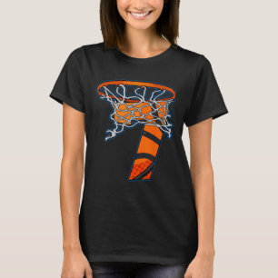 Camiseta Equipe de basquete divertida Ventilador de esporte