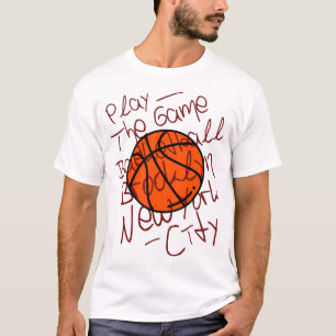 Camiseta Equipe De Basquete T Shirt 2025 Dos Eua Com Bal De