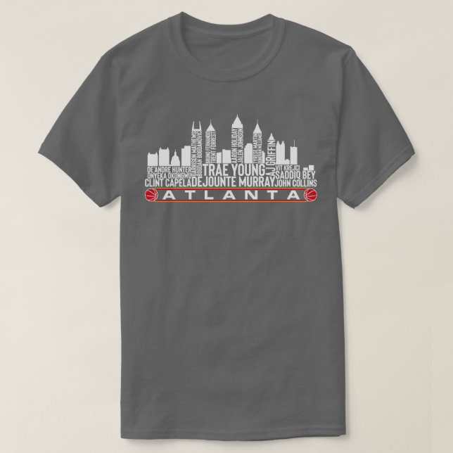 Camiseta Equipe de basquetebol Atlanta 23 Jogadores Roster  (Frente do Design)