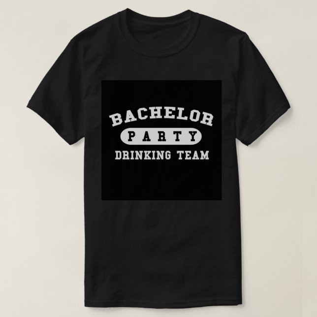 Camiseta Equipe de Bebedeira da Festa de Despedida de Solte (Frente do Design)