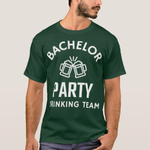 Camiseta Equipe de Bebedeira da Festa de Solteiro 4
