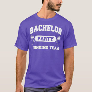 Camiseta Equipe de Bebedeira Festa de Despedida de Solteiro