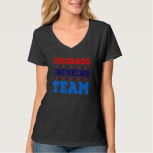 Camiseta Equipe de Bebedores do Colorado Orgulho do Estado 
