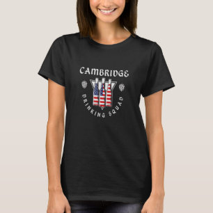 Camiseta Equipe de Bebendo Cambridge Capitão Massachusetts