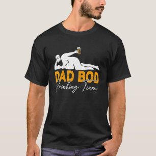 Camiseta Equipe de Bebendo de Bacalhau Pai do Mens Beer Dri
