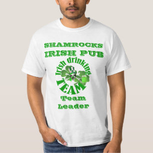 Camiseta equipe de bebendo do Dia de São Patrício