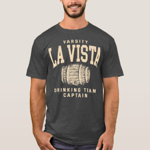 Camiseta Equipe de Bebendo do Vista Capitão Cerveja de Arte