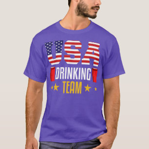 Camiseta Equipe de Bebendo dos EUA