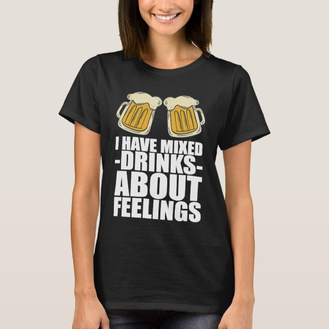 Camiseta Equipe de Bebida Alcoólica Bebendo (Frente)