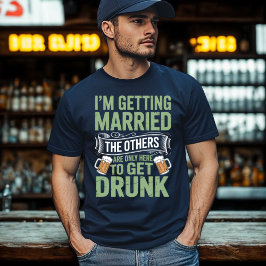 Camiseta Equipe de Bebida da Despedida de Solteiro Noivo De