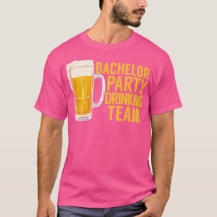 Camiseta Equipe de Bebida da Festa de Despedida de Solteiro
