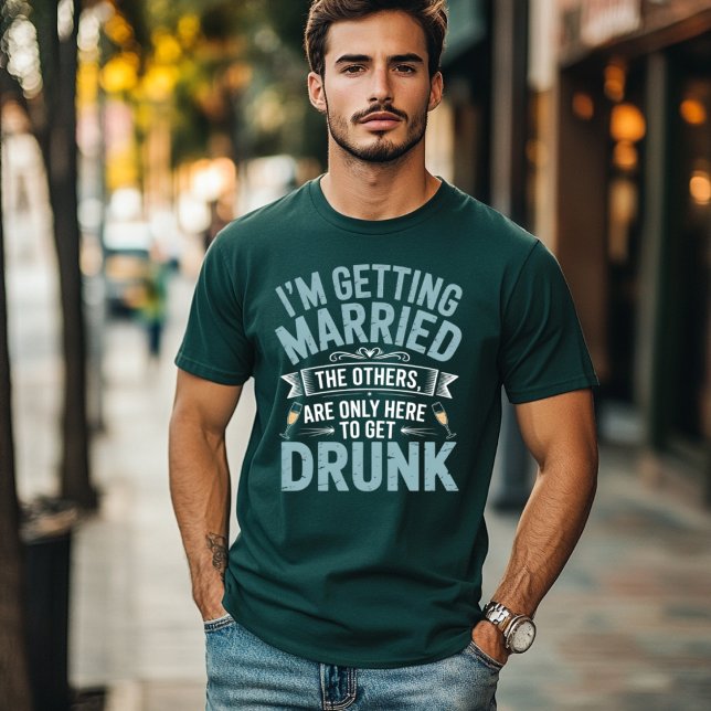 Camiseta Equipe de Bebida da Festa de Despedida de Solteiro (Criador carregado)