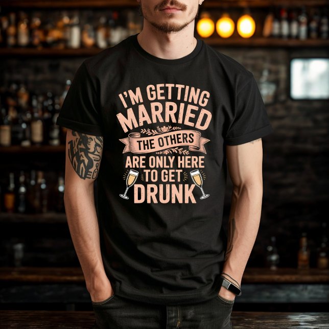 Camiseta Equipe de Bebida da Festa de Despedida de Solteiro (Criador carregado)