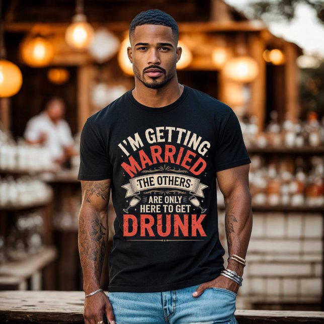 Camiseta Equipe de Bebida da Festa de Despedida de Solteiro (Criador carregado)