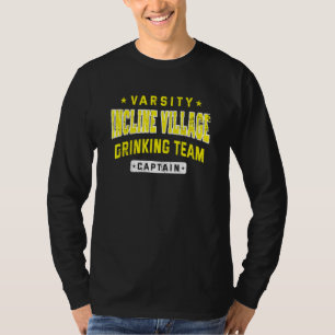 Camiseta Equipe de Bebida de Incline Village Capitão Cervej