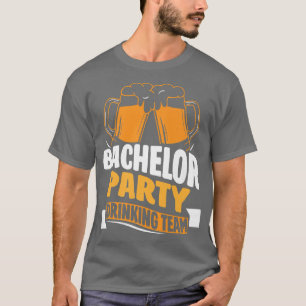 Camiseta Equipe de Bebidas da Festa de Despedida de Solteir