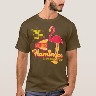 Camiseta Equipe de beisebol 1 Defunct Miami Beach Flamingos