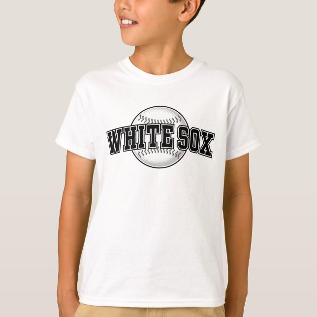 Camiseta Equipe de beisebol Chicago White So (Frente)