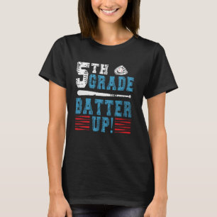 Camiseta Equipe de beisebol da 5ª série de volta à escola 5