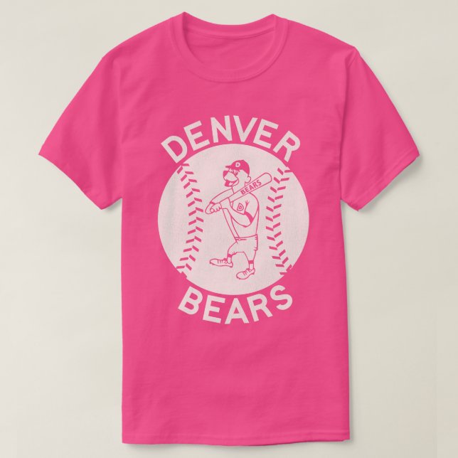 Camiseta Equipe de beisebol Denver Bears com 70 Defunct (Frente do Design)