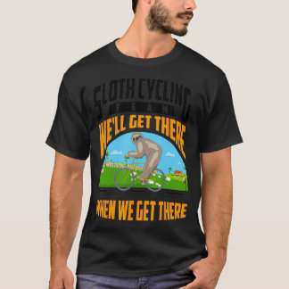 Camiseta Equipe De Bicicletas De Lama Bem Chega Lá Quando C