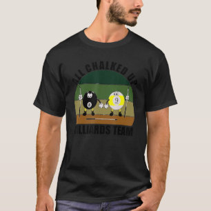 Camiseta Equipe de Bilhares da Piscina Esportiva da Cue - F