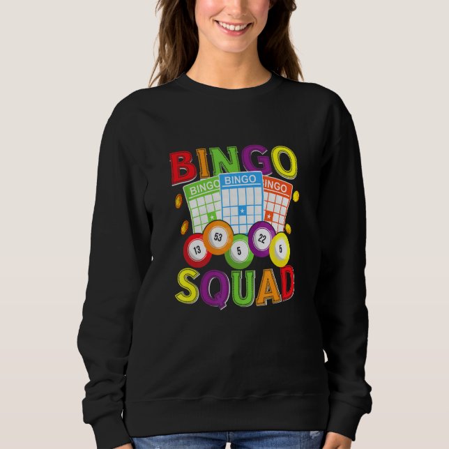 Camiseta Equipe de Bingo   Jogador de Bingo (Frente)