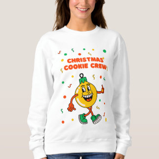 Camiseta Equipe de Biscoito de Natal, Enfeite Amarelo, Suét