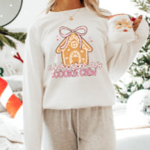Equipe de Biscoito de Natal rosa Coquette
