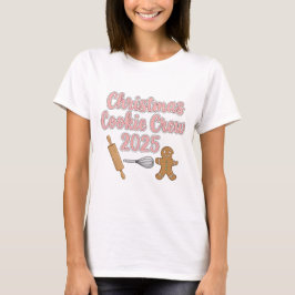 Camiseta Equipe de Biscoitos de Natal 2025