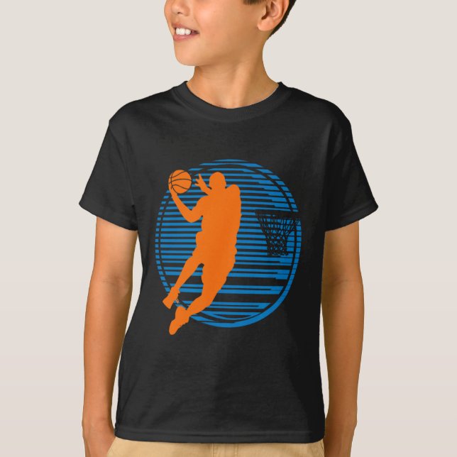 Camiseta Equipe de Bola de Esporte do Dunplayer de Basquete (Frente)