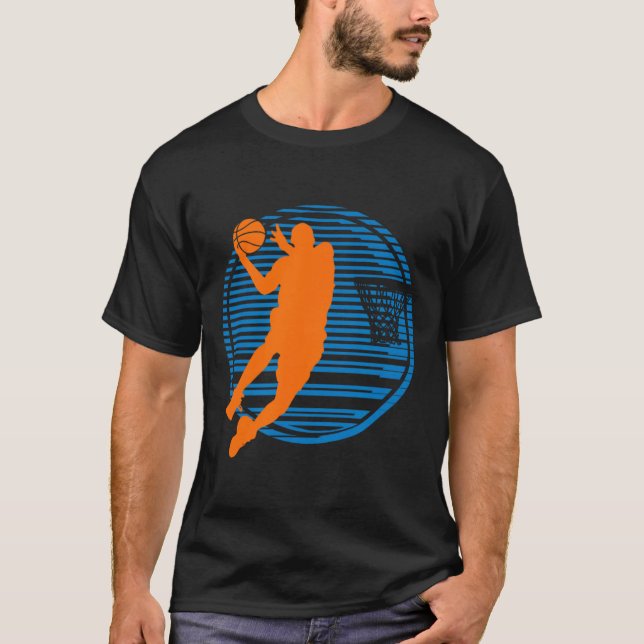 Camiseta Equipe de Bola de Esporte do Dunplayer de Basquete (Frente)