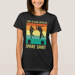 Camiseta Equipe de Boliche Grupo de Boliche Bola Pino Reser