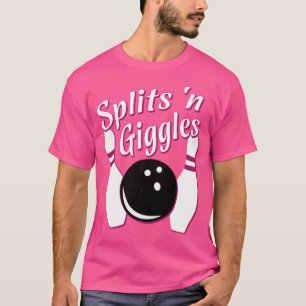 Camiseta Equipe de Boliches engraçada divide 'N Giggles