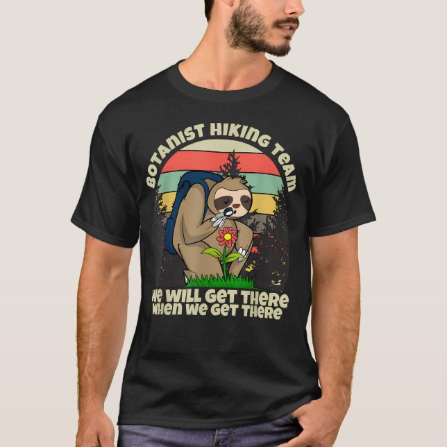 Camiseta Equipe de Botânica de Trilha de Botânicos (Frente)