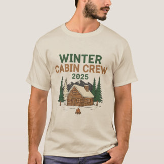 Camiseta Equipe de Cabana de Inverno 2025