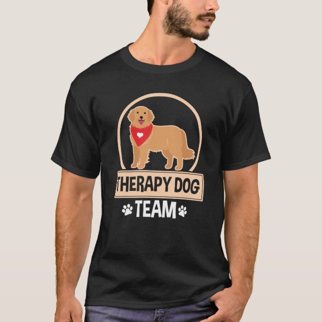 Camiseta Equipe de Cães Terapêutica (Frente)