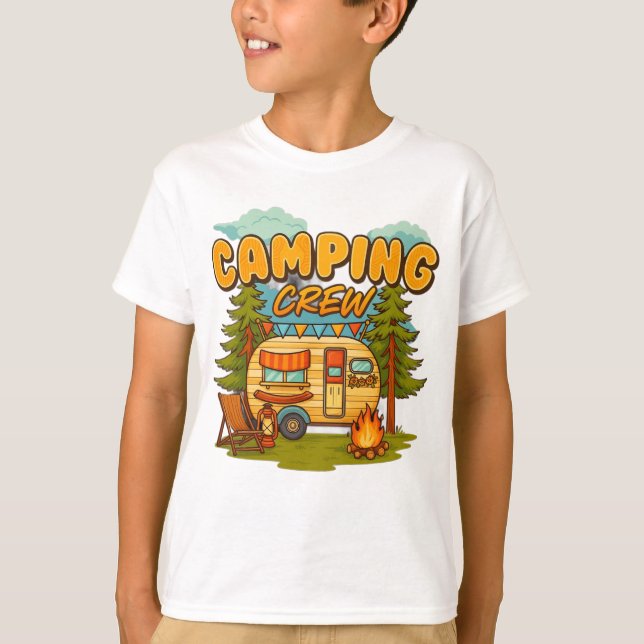 Camiseta equipe de campismo (Frente)