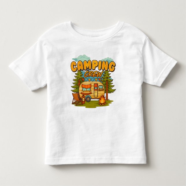 Camiseta equipe de campismo (Frente)