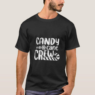 Camiseta Equipe de Cane de Açúcar Feminino Natal Xmas Amor 