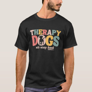 Camiseta Equipe de Cão Terapia Cães de Terapia Assistida po