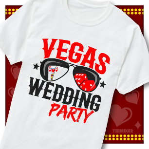 Camiseta Equipe de casamento de Las Vegas noiva grupo nupci