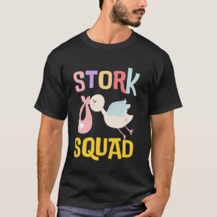 Camiseta Equipe de Cegonha de Trabalho de Parto e Parto Enf