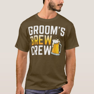 Camiseta Equipe de Cerveja do Noivo Casamento Ajudantes do 