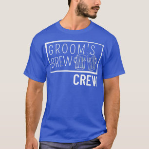 Camiseta Equipe de Cerveja do Noivo Esquadrão Melhor Amigo 
