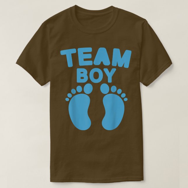 Camiseta Equipe de chás de fraldas, Festas de Bebês, Gênero (Frente do Design)