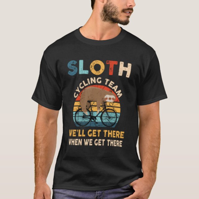 Camiseta Equipe de ciclismo de lama (Frente)